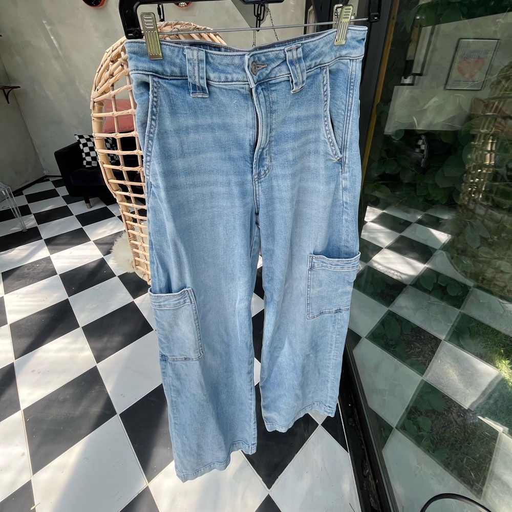 American Eagle Wide Leg Cargo Pants